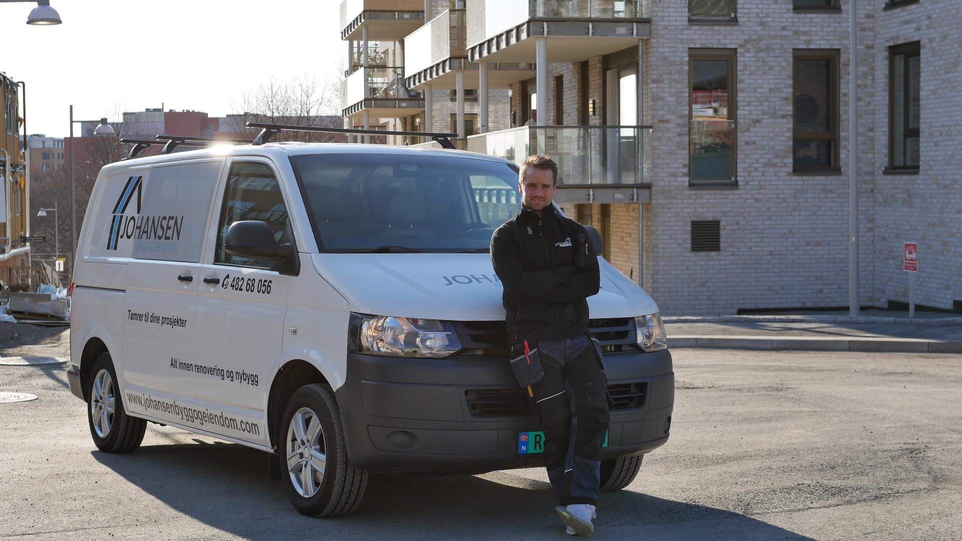 Jonas Johansen er nominert til hyggeligste håndverker!